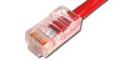 25' Cat5e Crossover Red